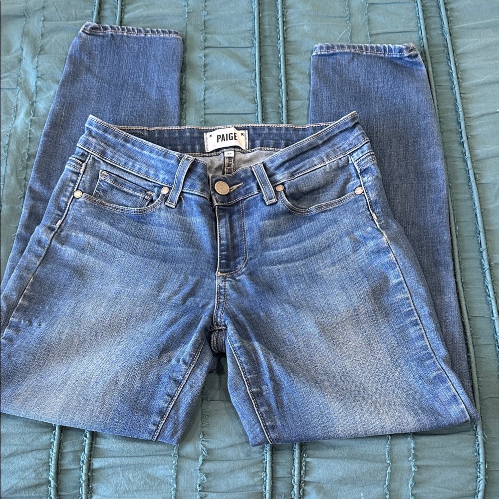 PAIGE Women's Denim Blue Skinny Jeans